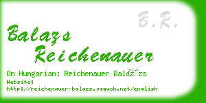 balazs reichenauer business card